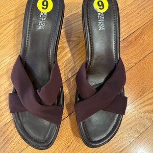 Women's Kenneth Cole Reaction Brown Slide Sandals